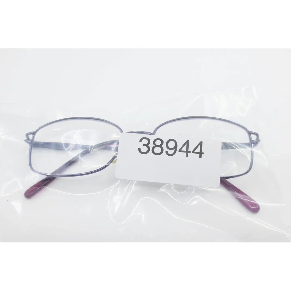 Heartland Carrie Purple Oval Metal Eyeglass Frames 54-17-140 Demo Lenses